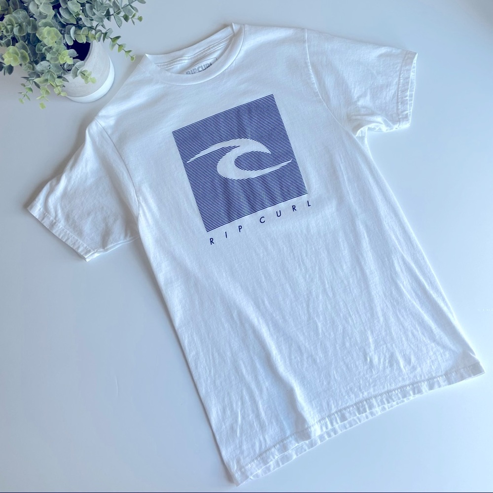 Rip Curl Relaxed Fit Bright White T Size Small